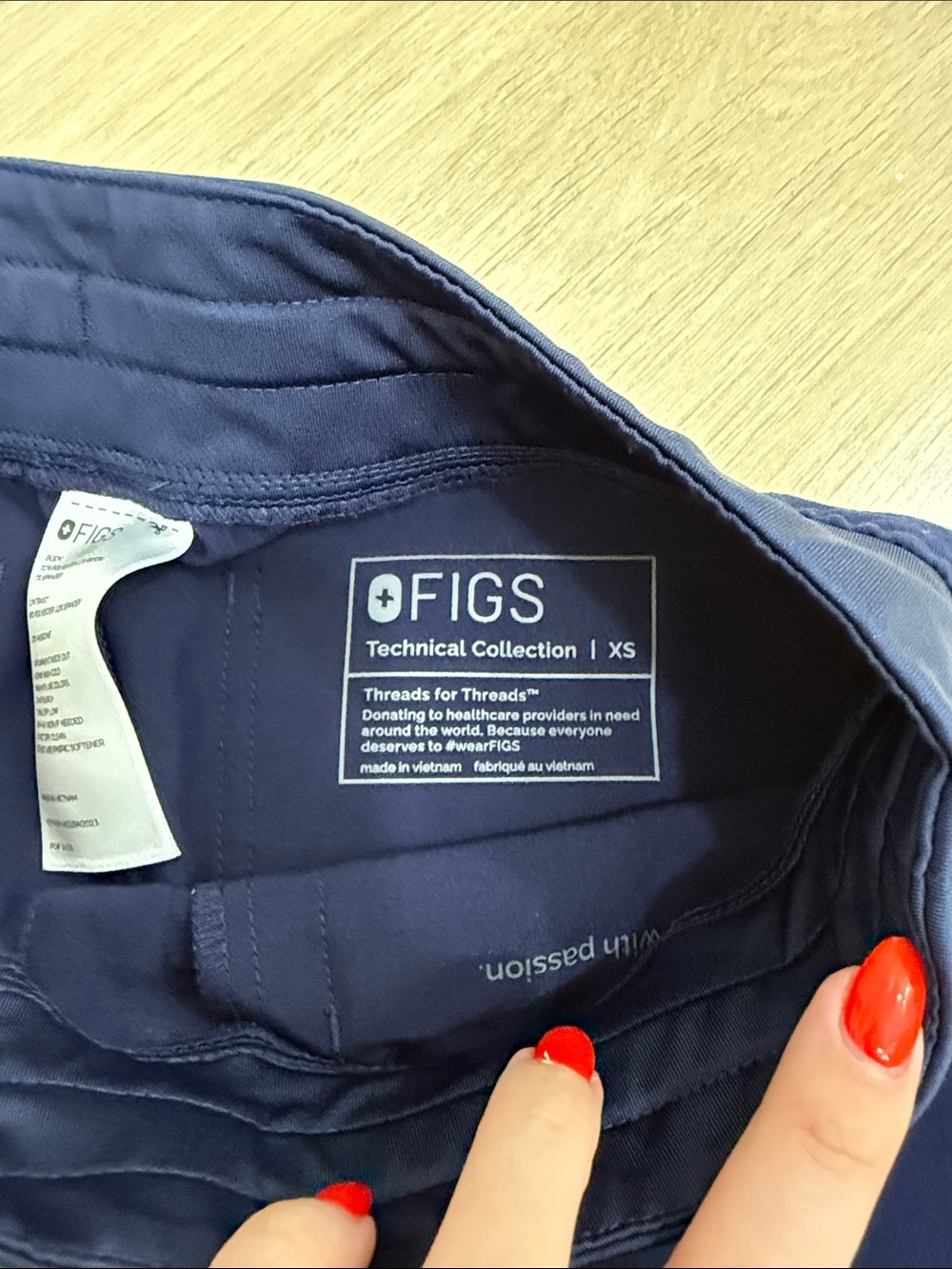 Figs Navy Yola - XS - Picture 2 of 2